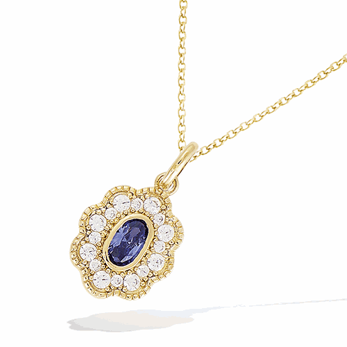 Pendentif en plaqué or – 62ED1770TZ