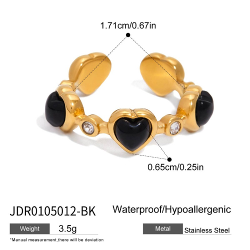 Bague en acier – BG0105012-BK