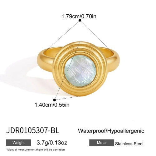 Bague en acier – BG0105307-BL
