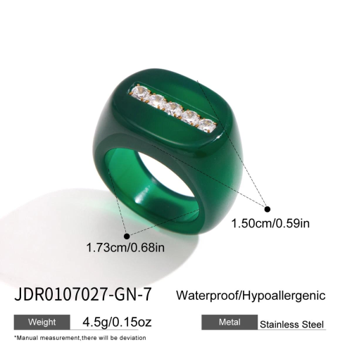 BAGUE ACIER REF BG0107027-GN-7