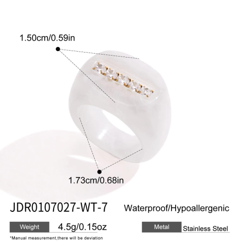 BAGUE ACIER REF BG0107027-WT-7