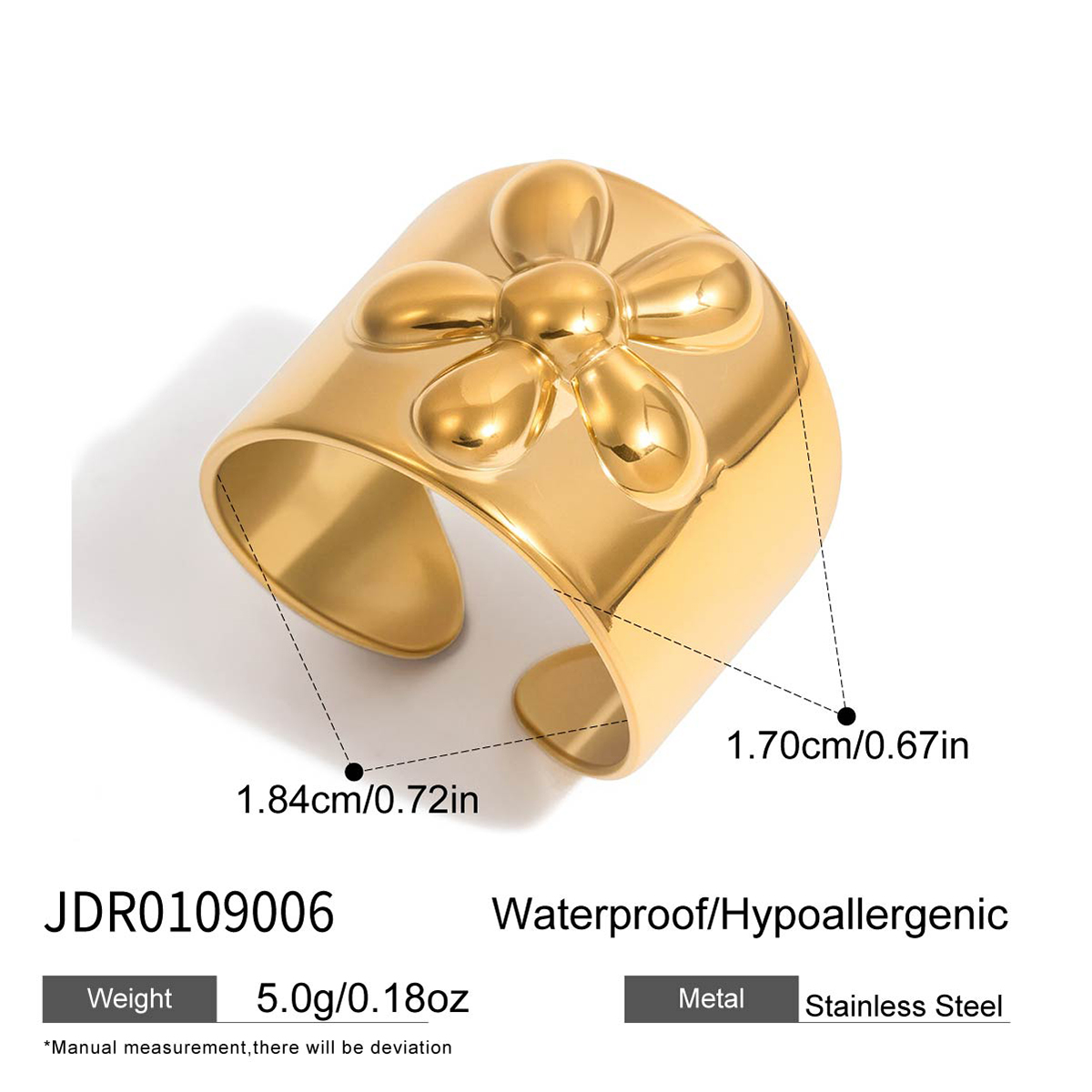 Bague en acier - BG0109006