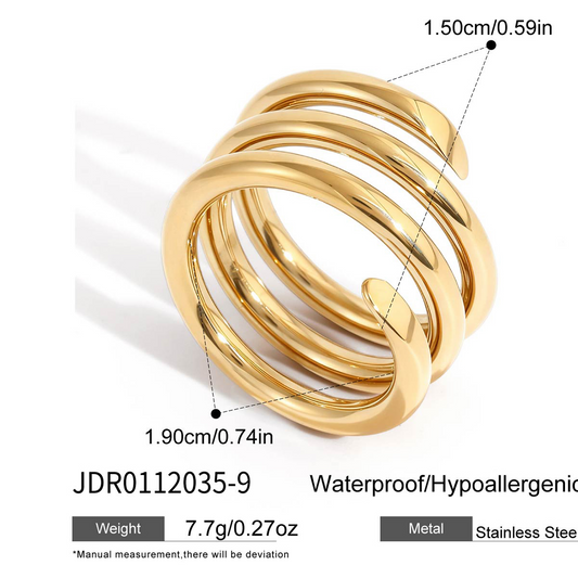 Bague en acier - BG0112035-9-60