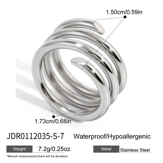 Bague en acier - BG0112035-S-7-54