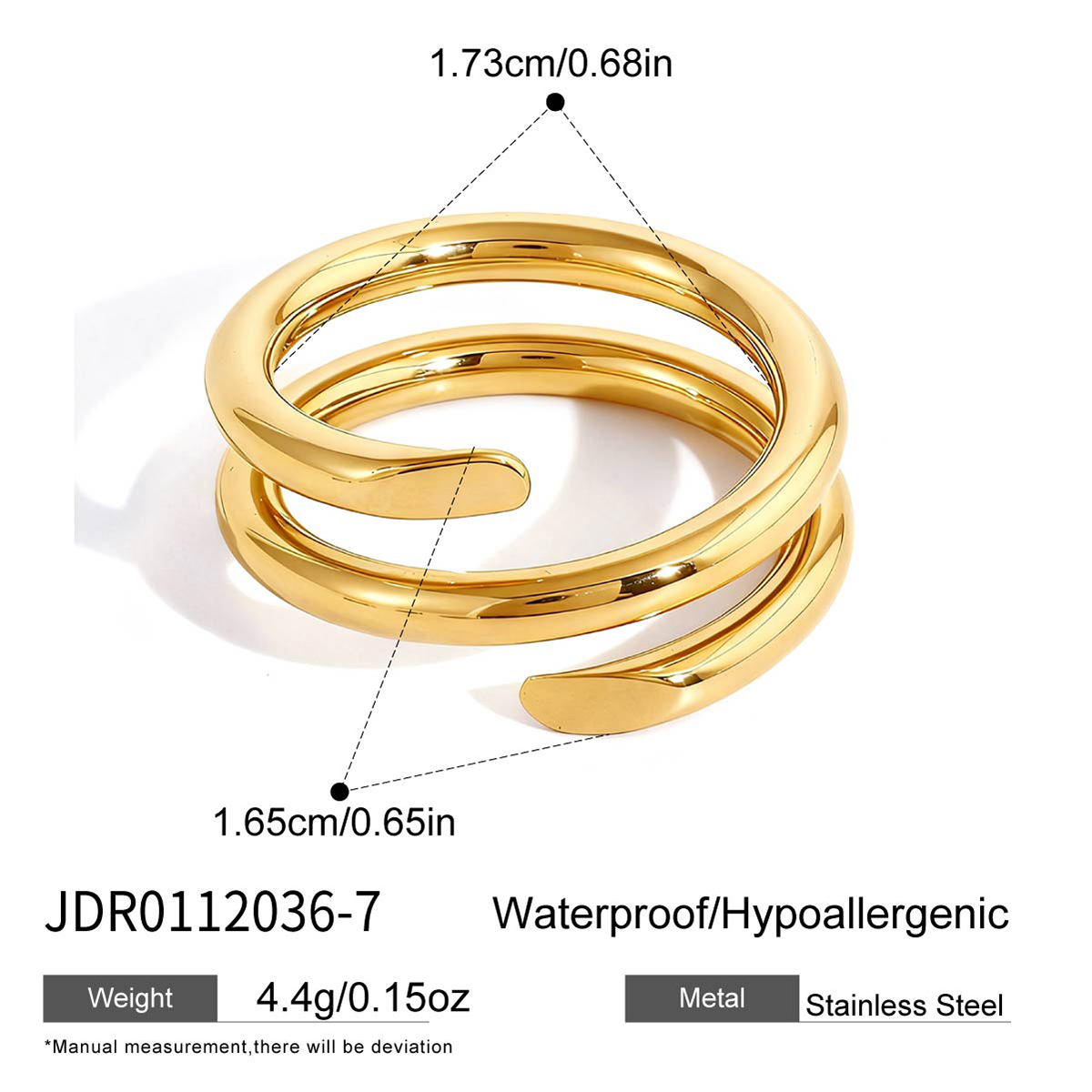 Bague en acier - BG0112036-7-54