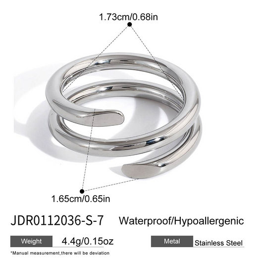 Bague en acier - BG0112036-S-7-54