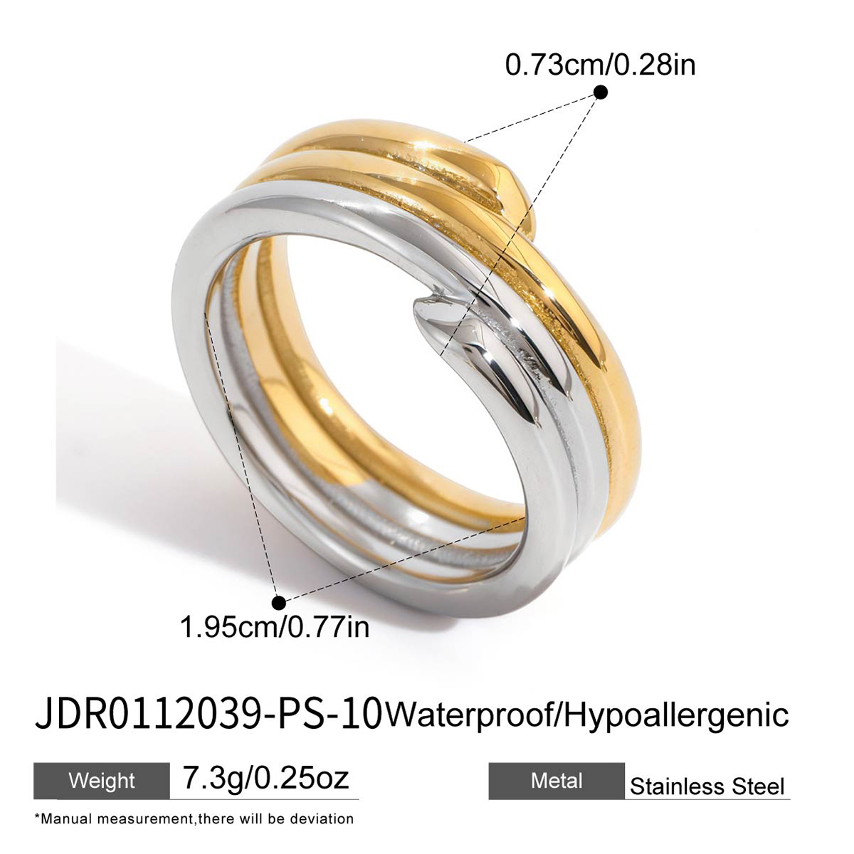 Bague en acier - BG0112039-PS-10