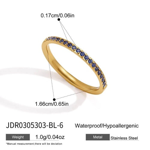 Bague en acier – BG0305303-BL-6