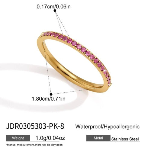 Bague en acier – BG0305303-PK-8