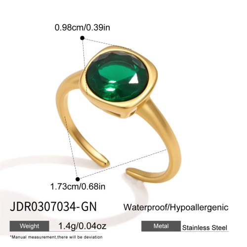 BAGUE ACIER REF BG0307034-GN