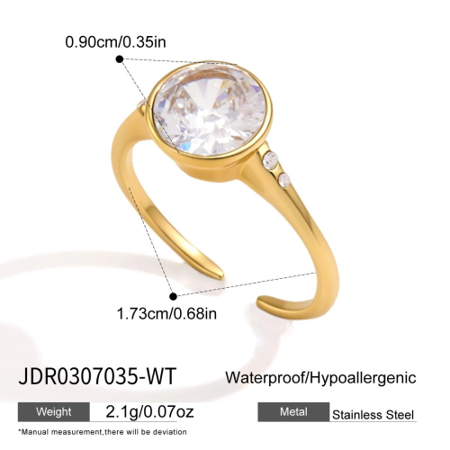 BAGUE ACIER REF BG0307035-WT