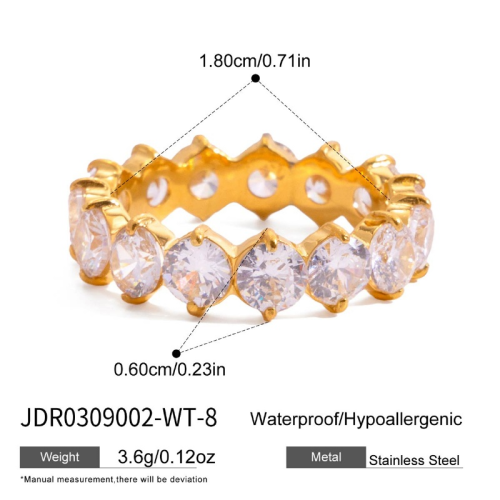 Bague en acier – BG0309002-WT-8