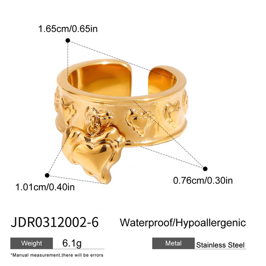 Bague en acier - BG0312002-6-52