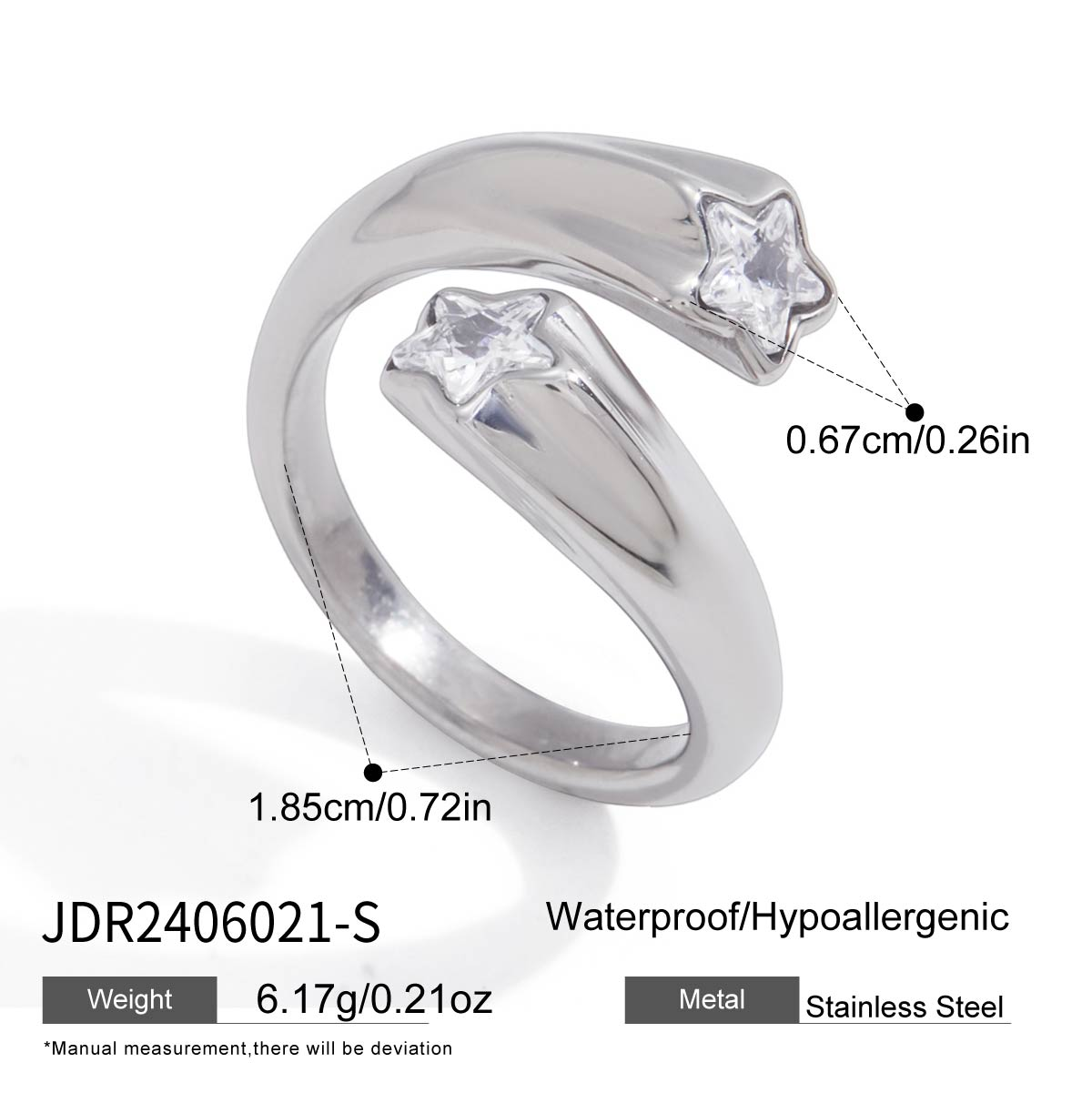 Bague en acier – BG2406021-S