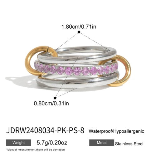 Bague en acier – BGW2408034-PK-PS-8
