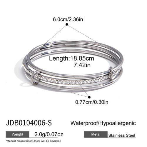 Bracelet en acier – BR0104006-S