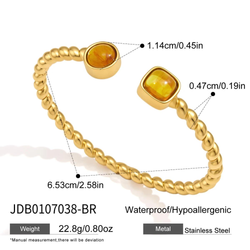 BRACELET ACIER REF BR0107038-BR