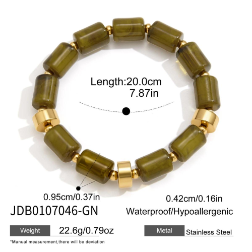 BRACELET ACIER REF BR0107046-GN