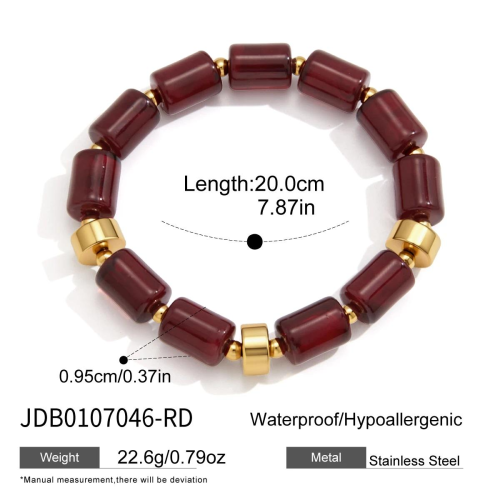 BRACELET ACIER REF BR0107046-RD