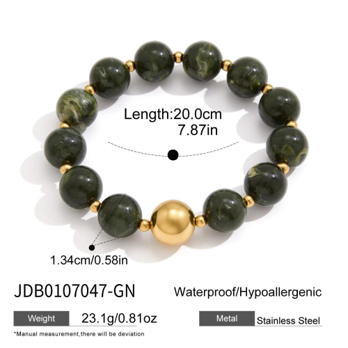 BRACELET ACIER REF BR0107047-GN