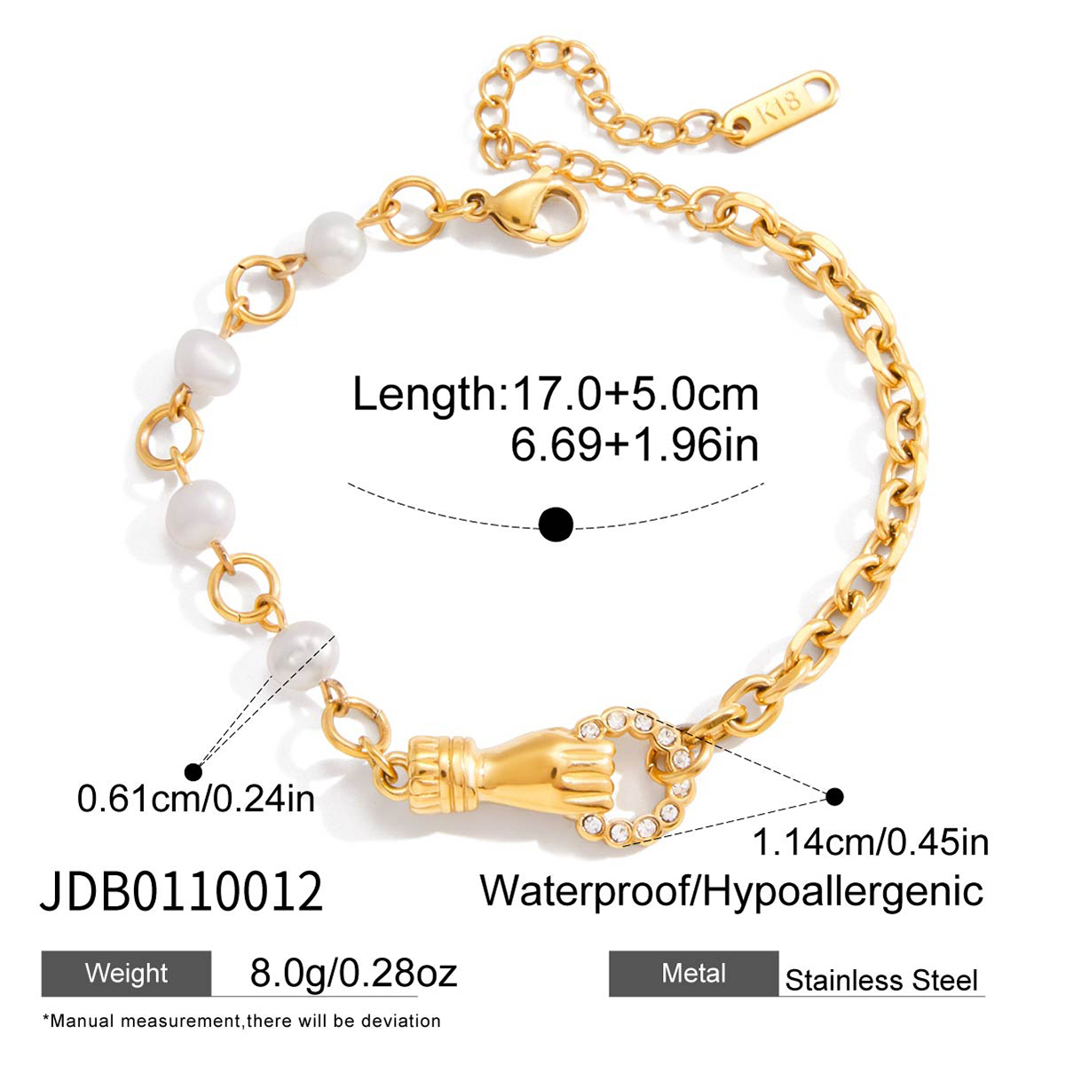 Bracelet en acier - BR0110012