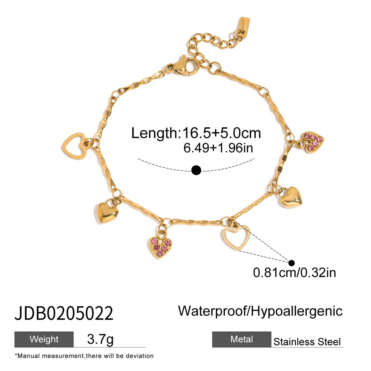 Bracelet en acier - BR0205022