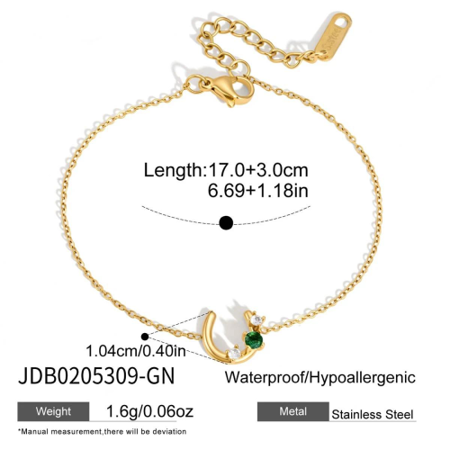 BRACELET ACIER REF BR0205309-GN