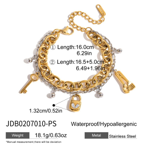 Bracelet en acier – BR0207010-PS