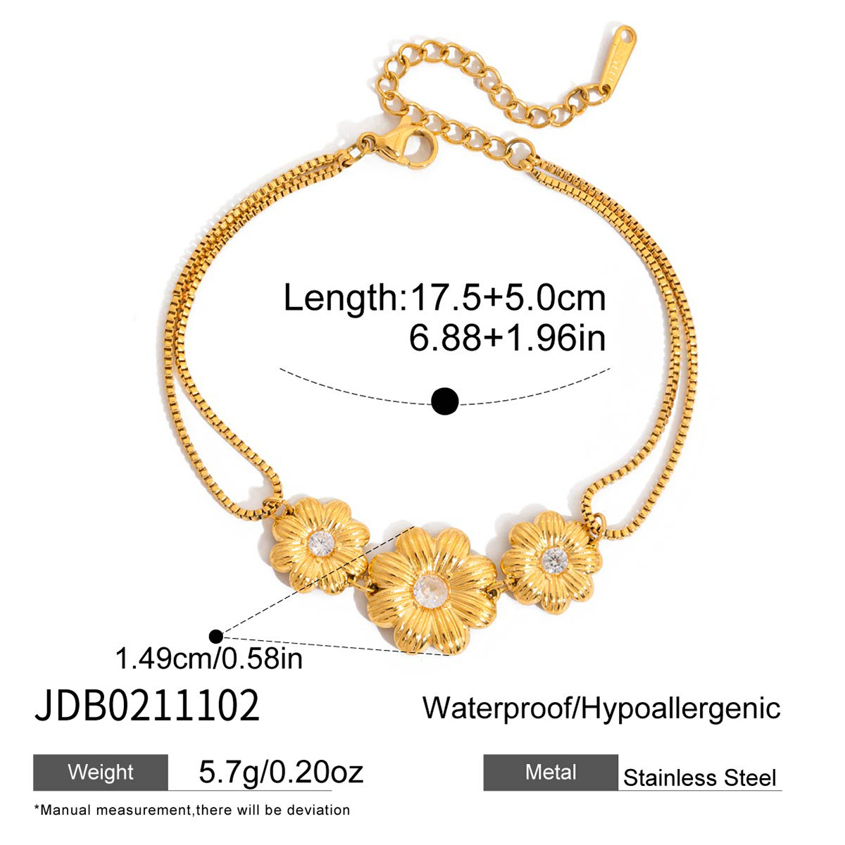 Bracelet en acier – BR0211102
