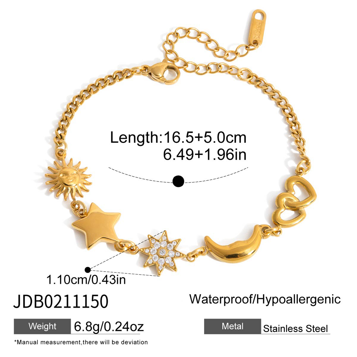 Bracelet en acier – BR0211150