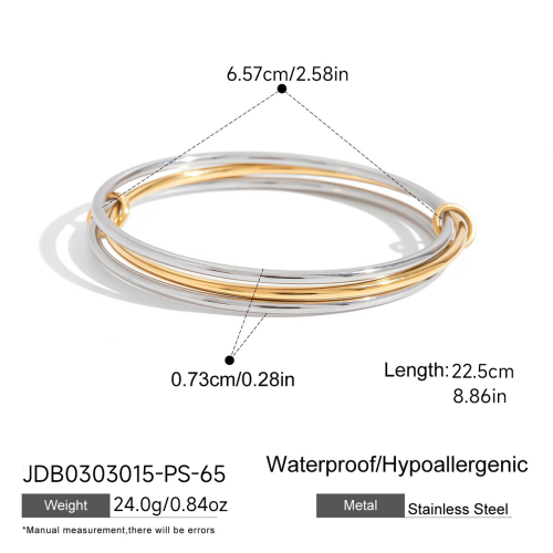 Bracelet en acier – BR0303015-PS-65