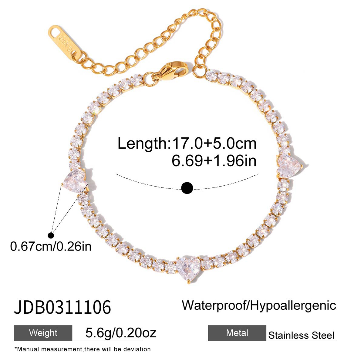 Bracelet en acier – BR0311106