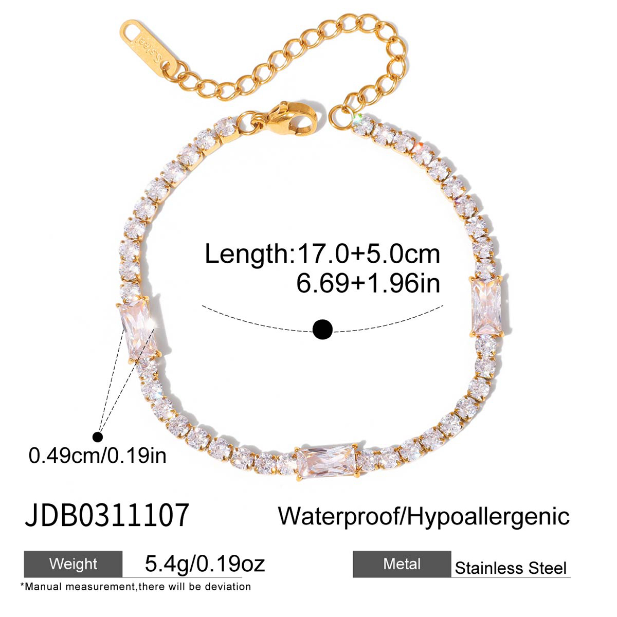 Bracelet en acier – BR0311107