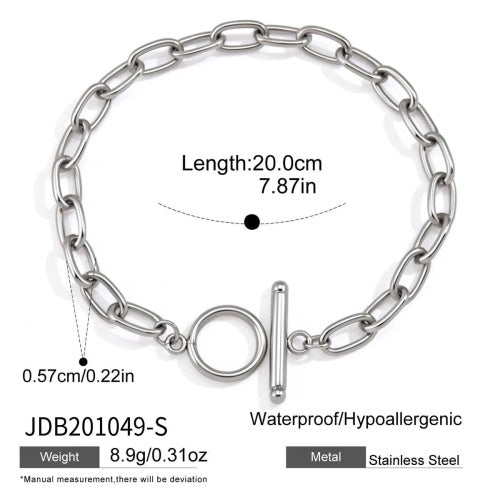 Bracelet en acier – BR201049-S