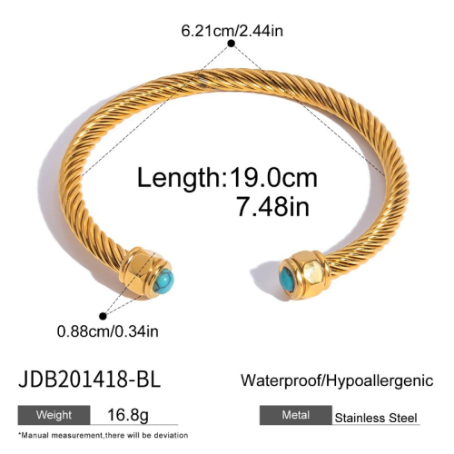 Bracelet en acier – BR201418-BL