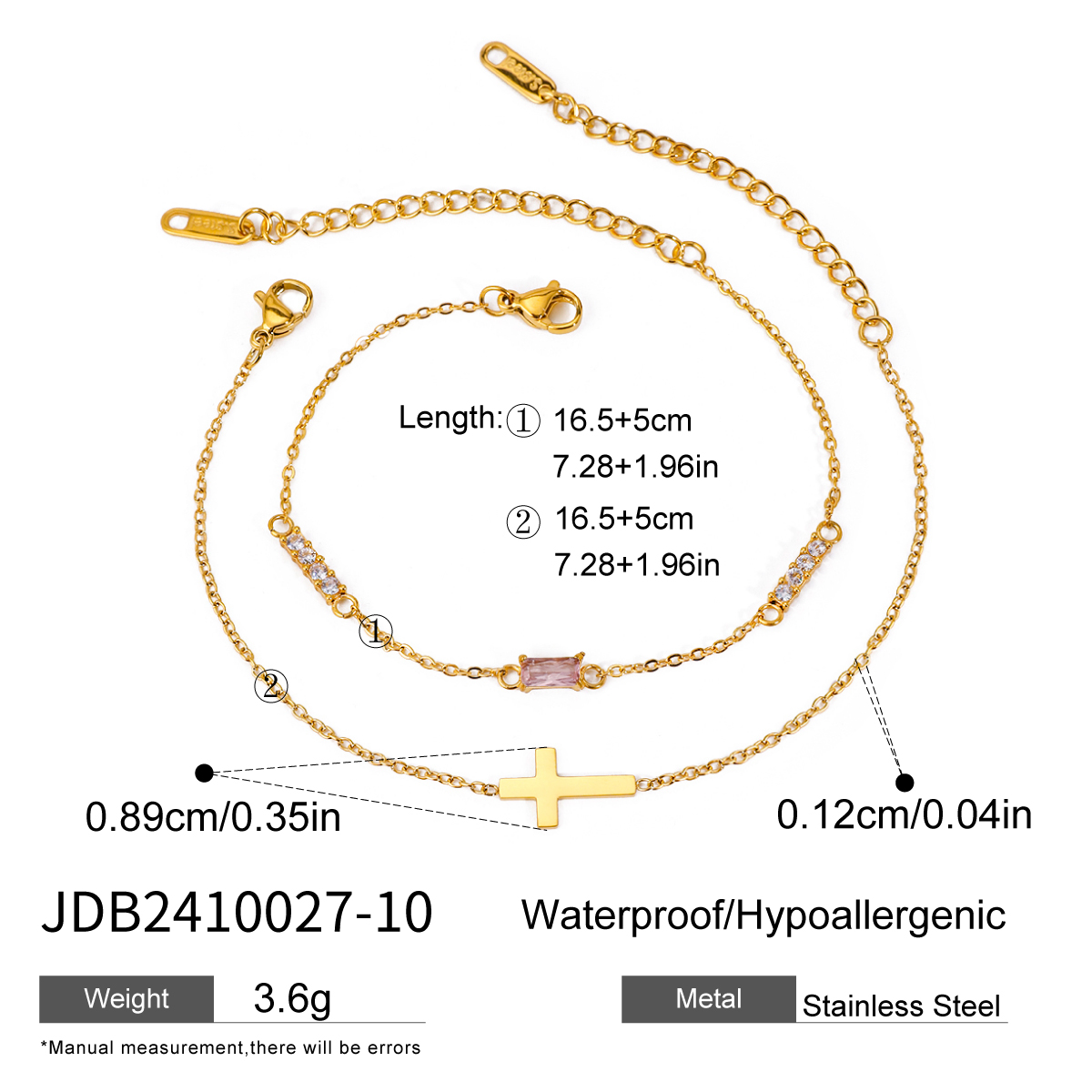 Bracelet en acier - BR2410027-10