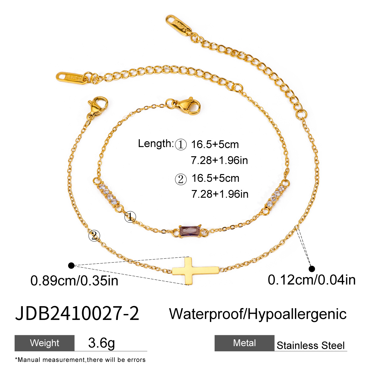 Bracelet en acier - BR2410027-2
