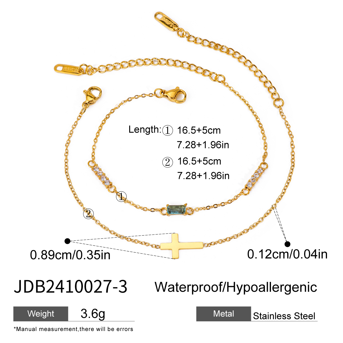 Bracelet en acier - BR2410027-3