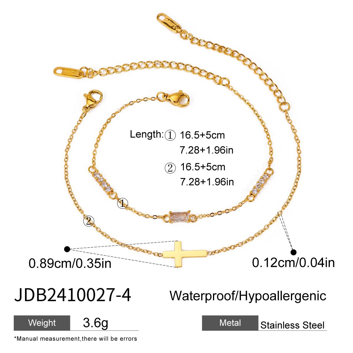 Bracelet en acier - BR2410027-4