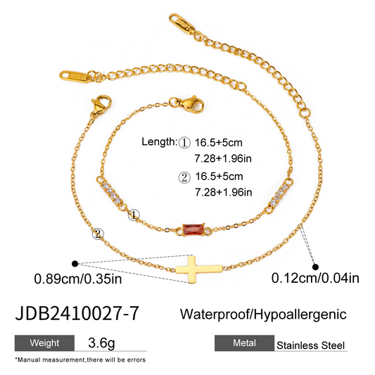 Bracelet en acier - BR2410027-7-54