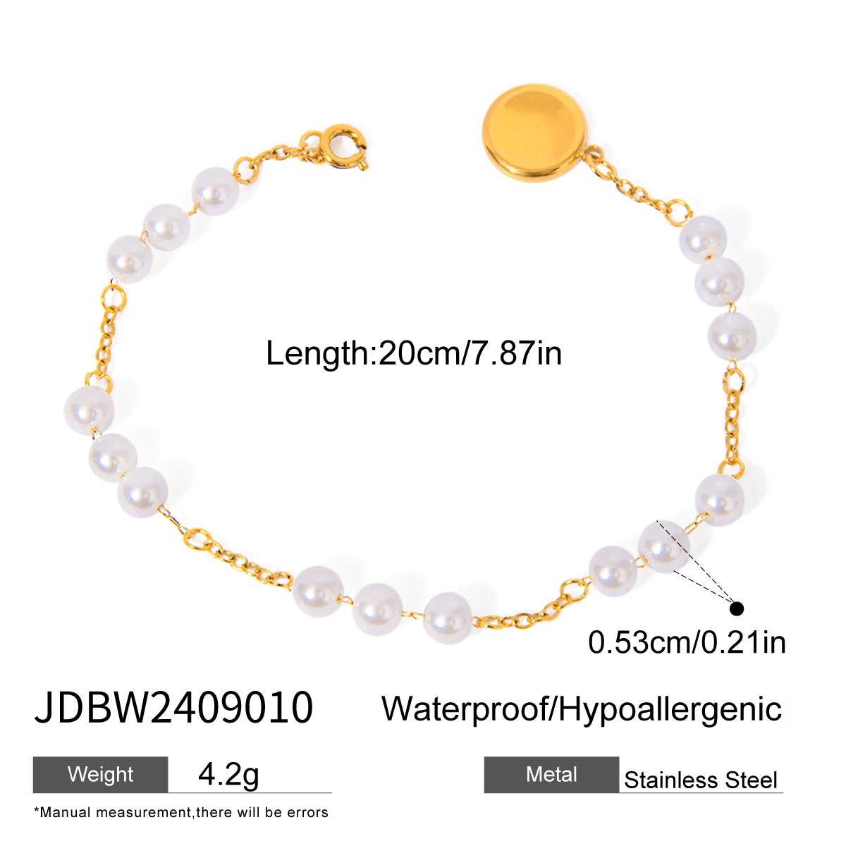 Bracelet en acier - BRW2409010