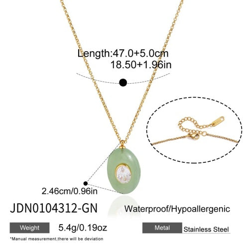Collier en acier – COL0104312-GN