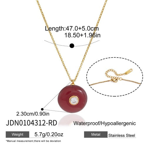 Collier en acier – COL0104312-RD