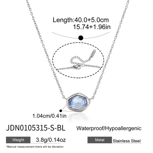COLLIER ACIER REF COL0105315-S-BL