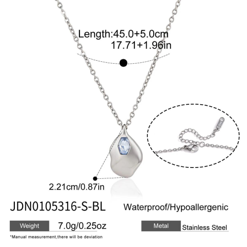 COLLIER ACIER REF COL0105316-S-BL
