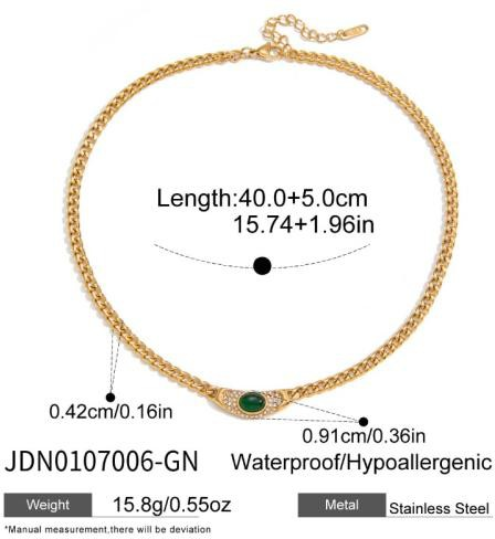 Collier en acier – COL0107006-GN