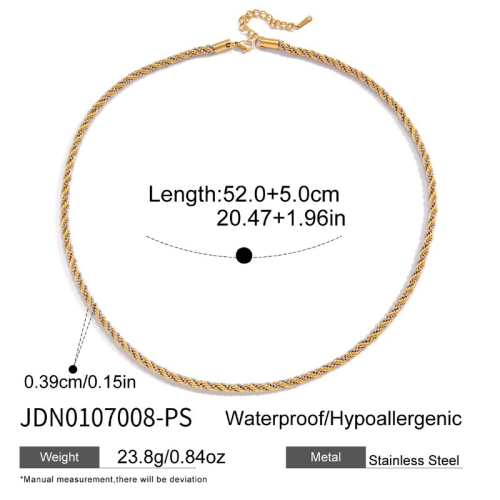 Collier en acier – COL0107008-PS