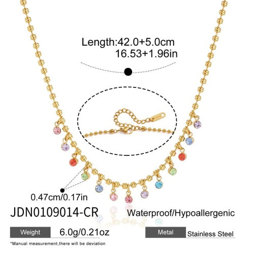 Collier en acier – COL0109014-CR