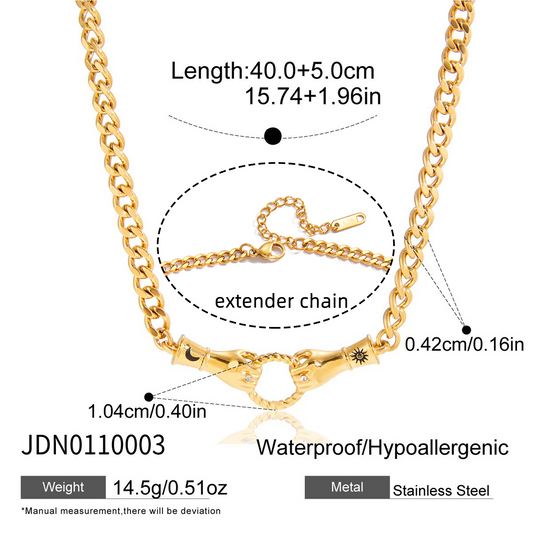 Collier en acier - COL0110003