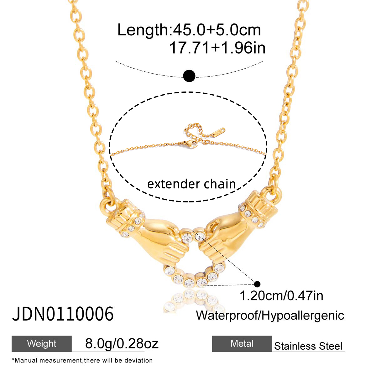 Collier en acier - COL0110006
